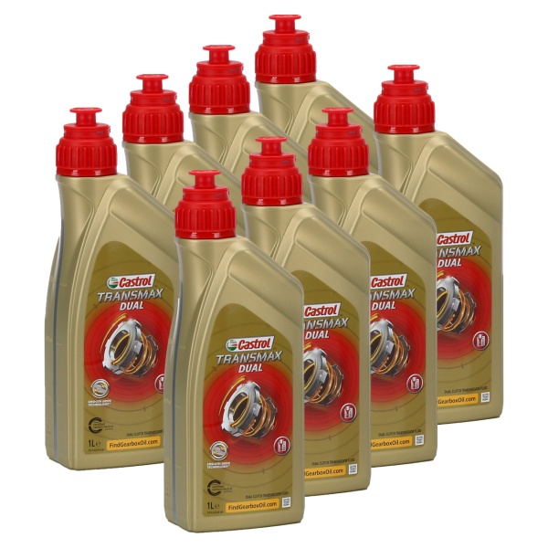 Set 8 Buc Ulei Transmisie Automata Castrol Atf Transmax Dual 1L